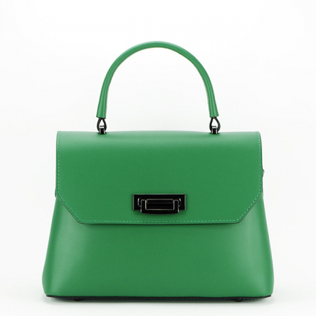 Geanta din piele naturala B-8972 123 Verde [1]