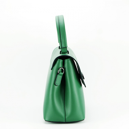 Geanta din piele naturala B-8972 123 Verde [3]