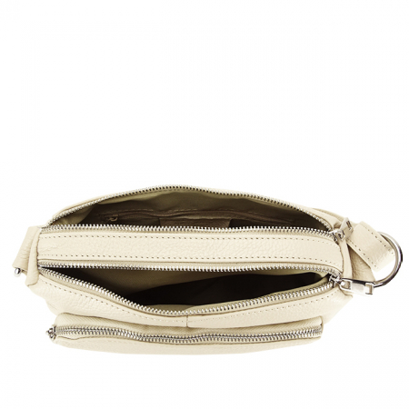 Geanta din piele naturala bej B-8981 124 [5]