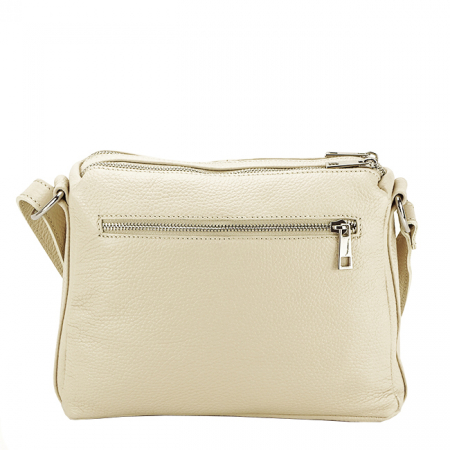 Geanta din piele naturala bej B-8981 124 [3]