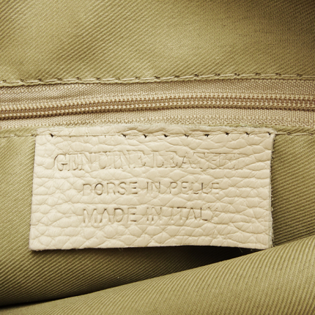 Geanta din piele naturala bej B-8981 124 [6]