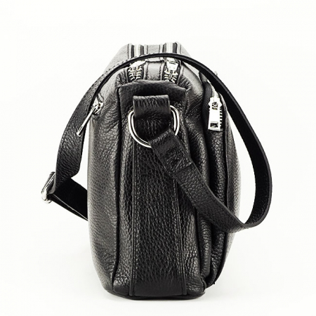 Geanta crossbody din piele naturala B-8981 124 Negru [4]
