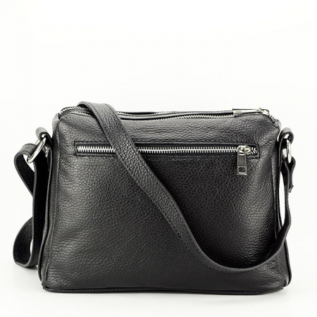 Femei - Geanta crossbody din piele naturala B-8981 124 Negru