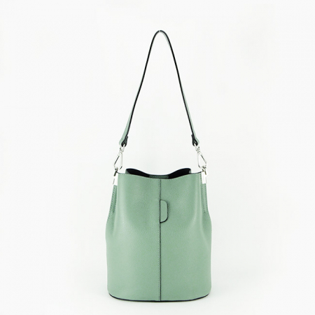 Geanta din piele naturala Made in Italy B-8951 122 Verde menta [3]