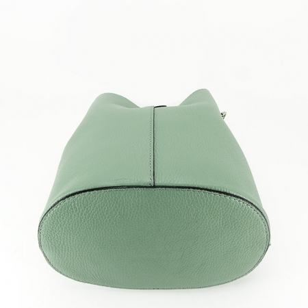 Geanta din piele naturala Made in Italy B-8951 122 Verde menta [6]