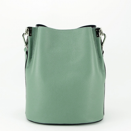 Geanta din piele naturala Made in Italy B-8951 122 Verde menta [5]