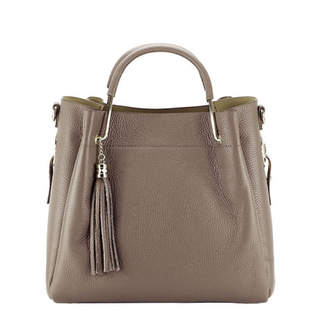 Geanta maro deschis din piele naturala B-8993 122 [1]