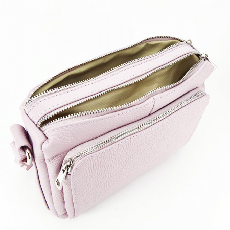 Geanta dama din piele naturala  B-8981 124 Mov deschis [6]