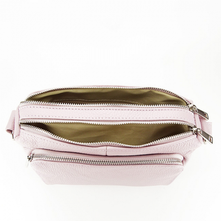 Geanta dama din piele naturala  B-8981 124 Mov deschis [5]