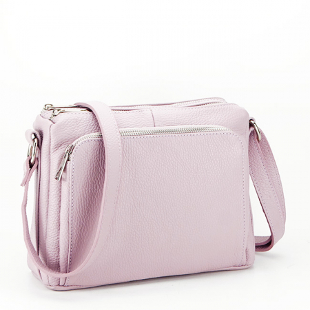 Geanta dama din piele naturala  B-8981 124 Mov deschis [2]