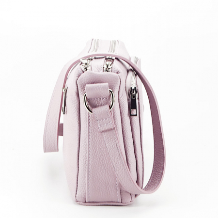 Geanta dama din piele naturala  B-8981 124 Mov deschis [4]