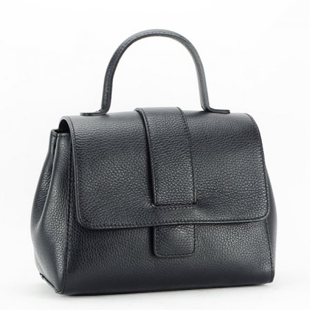 Geanta neagra din piele naturala B-1047 123 [2]