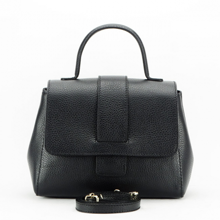 Femei - Geanta neagra din piele naturala B-1047 123