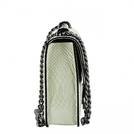 Geanta din piele naturala B-1524 123 gri deschis [2]