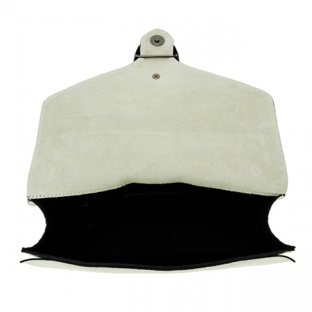 Geanta din piele naturala B-1524 123 gri deschis [6]
