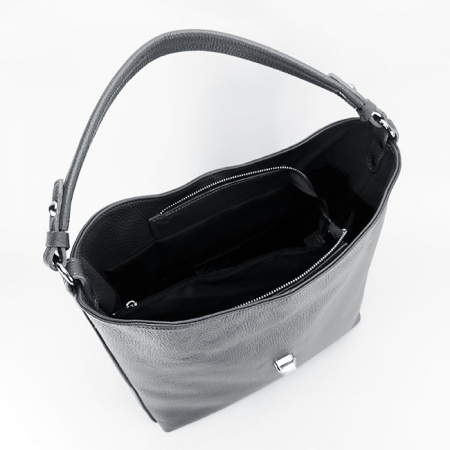 Geanta de umar din piele naturala B-8963 124 Gri [6]