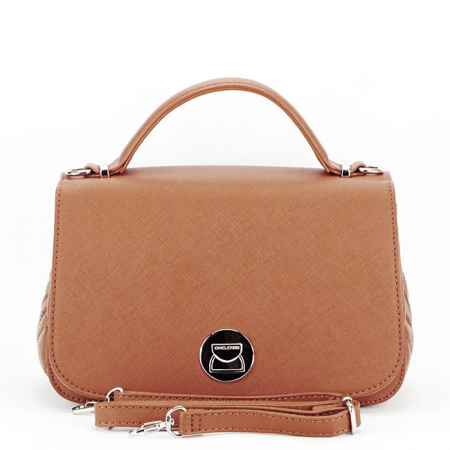 Posete - Geanta dama David Jones B-6835-1 15 Cognac