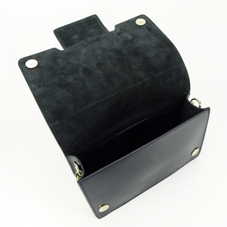 Geanta dama din piele naturala B-1589 123 Negru [6]