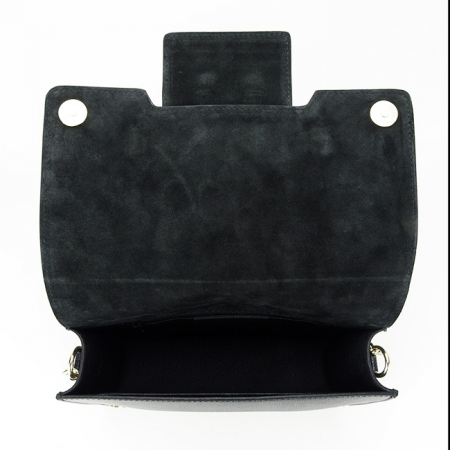 Geanta dama din piele naturala B-1589 123 Negru [5]