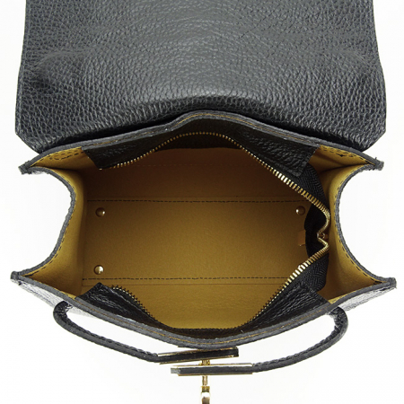 Geanta dama din piele naturala B-8949 121 Negru [7]