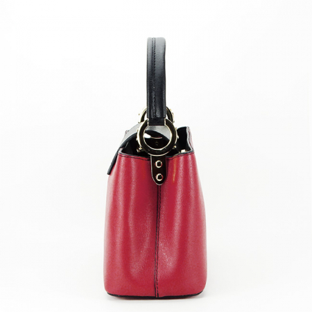 Geanta dama din piele naturala B-8950 120 Rosu [3]