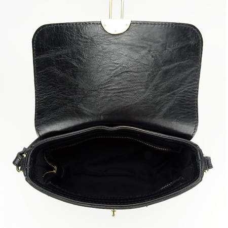 Geanta dama din piele naturala B-8958 124 Negru [5]