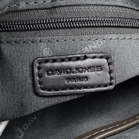 Geanta dama David Jones cu logo B-CM6120A 14 Negru [8]