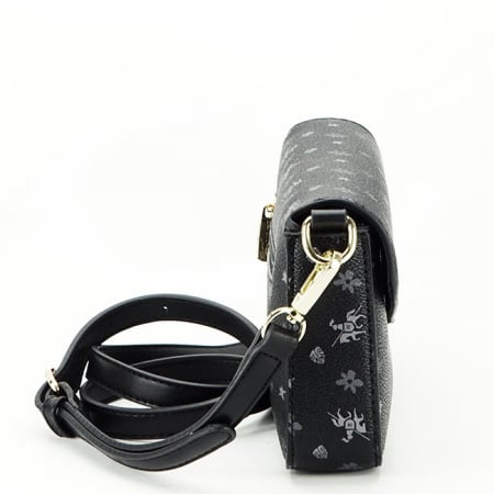 Geanta dama David Jones cu logo B-CM6120A 14 Negru [3]