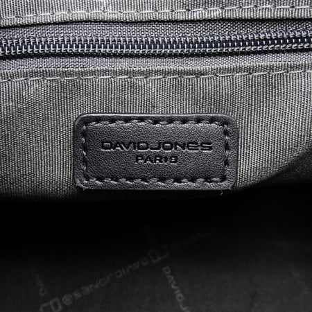 Geanta David Jones cu imprimeu B-6842-5 11 neagra [9]