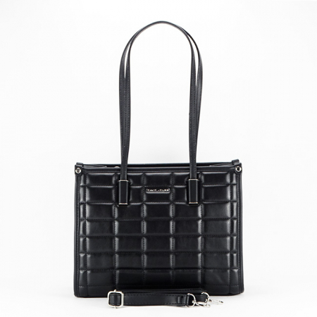 Geanta David Jones cu imprimeu B-6842-5 11 neagra [2]