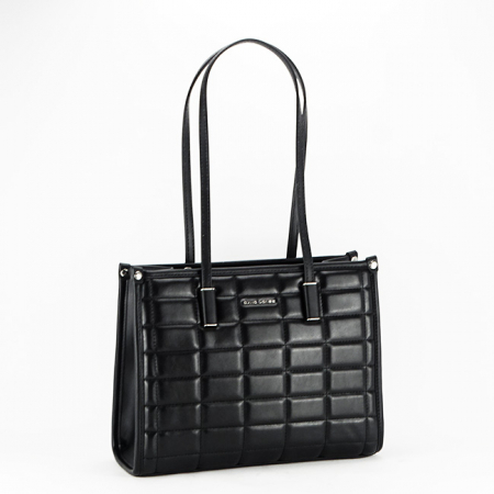 Geanta David Jones cu imprimeu B-6842-5 11 neagra [1]