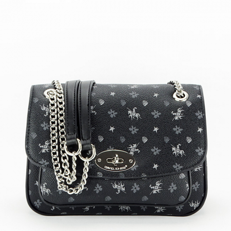 Geanta cu logo David Jones B-CH21002 14 Negru [2]