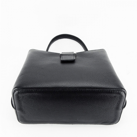 Geanta neagra din piele naturala B-8962 123 [5]