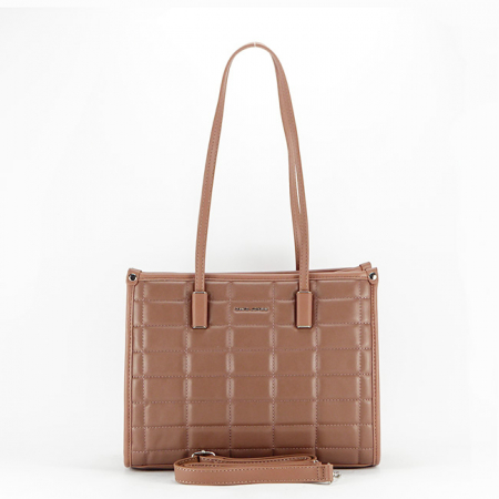 Femei - Geanta David Jones cu model B-6842-5 11 Roz plamaniu