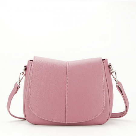 Geanta dama din piele naturala B-8960 123 Roz plamaniu [2]