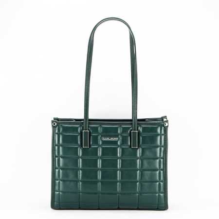 Geanta David Jones cu imprimeu B-6842-5 11 verde inchis [2]