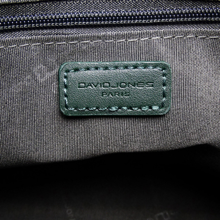 Geanta David Jones cu imprimeu B-6842-5 11 verde inchis [9]