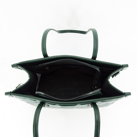 Geanta David Jones cu imprimeu B-6842-5 11 verde inchis [6]