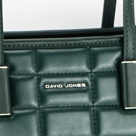 Geanta David Jones cu imprimeu B-6842-5 11 verde inchis [8]