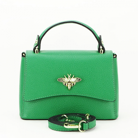Femei - Geanta dama din piele naturala B-1523 120 Verde