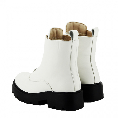 Ghete albe cu fermoar in fata K89 111 [3]