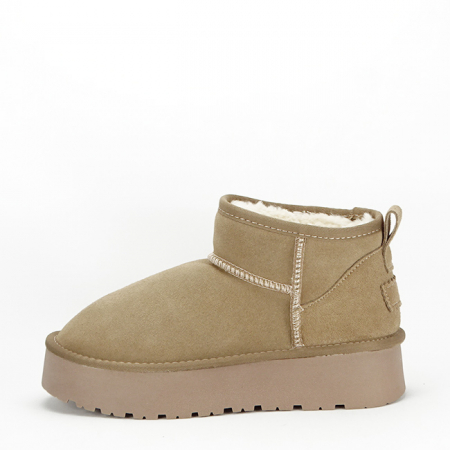 Ghete bej din piele naturala B-JB1924 118 [8]