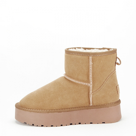 Ghete bej din piele naturala JB1925 117 [2]