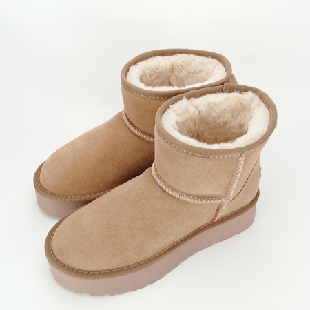 Ghete bej din piele naturala JB1925 117 [8]