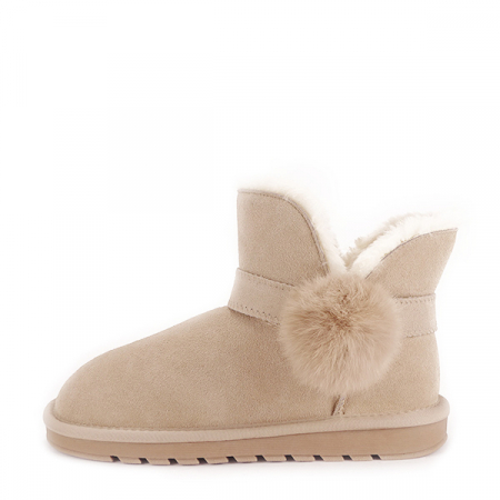 Ghete bej din piele naturala B-W8006 19 [1]
