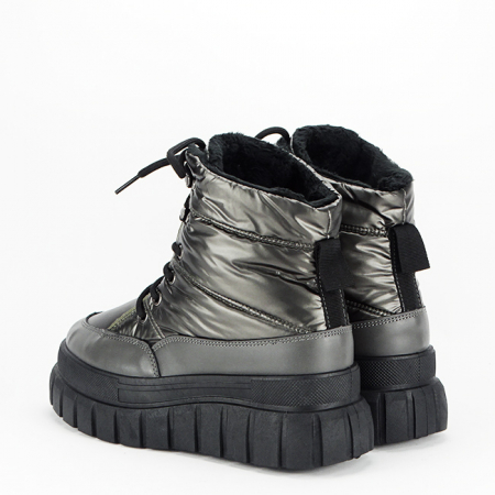 Ghete de zapada impermeabile argintiu inchis DKB8366 113 [2]