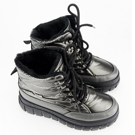 Ghete de zapada impermeabile argintiu inchis DKB8366 113 [6]