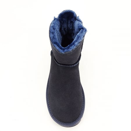 Ghete din piele naturala albastru inchis B-W8007 110 [6]
