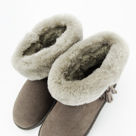 Ghete din piele naturala maro B-W8010 [6]