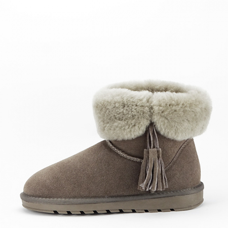 Ghete din piele naturala maro B-W8010 [1]